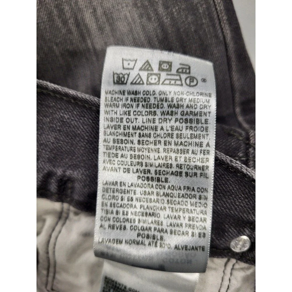 Levi's 514 Slim Straight Jeans – Size 32x32 – Dark Gray / Washed Black